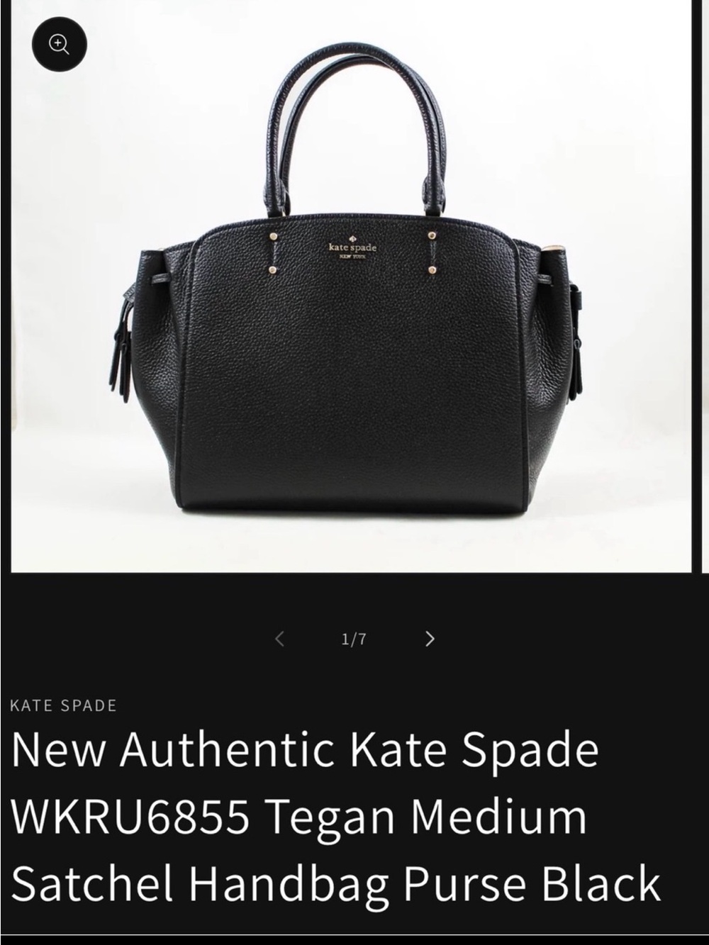 Kate Spade Tegan Medium Satchel